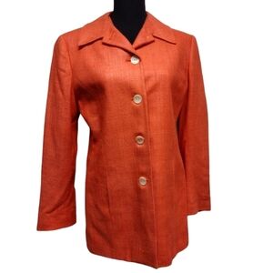 Ann Freedberg silk jacket sports coat blazer